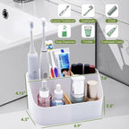 Electric Toothbrush Holders for Bathrooms, Kids Toothpaste Holder - Image 2