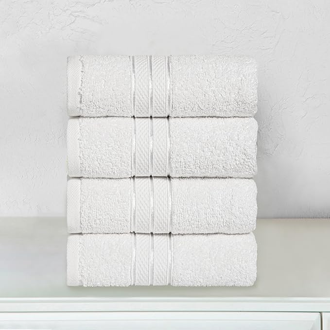Elegant Comfort Three Line Popcorn Towel Set - Image 2