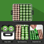 ALCYON Battery Organizer Storage Case, Battery Vault Box Container - Image 2
