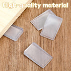 4 Pack Rubber Door Stop, Wedge Thin Door Stoppers - Image 4