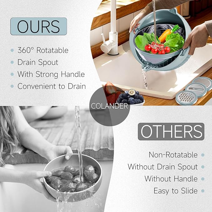 4-1 Strainer Bowl with Lid Set - Image 4