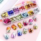 Mermaid Glitter Nail Art Sequins, 12 Colors Hexagon Shape Glitter Flakes Design - Image 6