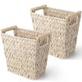 GRANNY SAYS Wicker Waste Baskets, Waterproof Bathroom Trash Can, Waste Basket by GRANNYSAYS