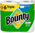 Bounty Select-A-Size Paper Towels, 2 Triple Rolls = 6 Regular Rolls by Bounty