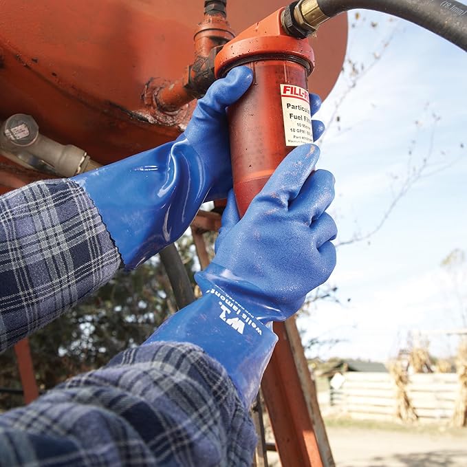 Wells Lamont Heavy Duty Rubber Gloves - Image 3