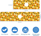 Halloween Pumpkin Bat Ghost Kitchen Sink Splash Guard Mat Absorbent Fast Drying - Image 3