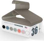 Neaties Heavy Duty Clothes Hangers 36 Pack – Made in The USA – 8lb Capacity by NeatiesHangers