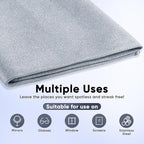 HOMEXCEL Microfiber Glass Cleaning Cloth 12 PK, Lint Free Streak Free, Reusable - Image 4