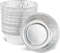 PLASTICPRO 6.5'' Inch Round Tin Foil Pans Disposable Aluminum, Freezer & Oven by PLASTICPRO