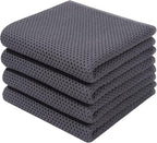 Homaxy 100% Cotton Waffle Weave Kitchen Dish Towels, Ultra Soft Absorbent Quick by Homaxy