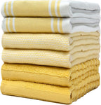 Premium Kitchen Towels | Large Cotton Dish Towels | Flat & Terry Highly by BumbleTowels