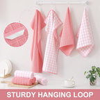 Homaxy Premium Cotton Kitchen Towels 16"x 28", Large Natural Ring Spun 390 GSM - Image 6