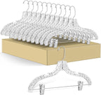Quality Clear Plastic Skirt Hangers by QualityHangers