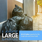 Reli. SuperValue 40-45 Gallon Trash Bags | 125 Count | Made in USA | Heavy Duty - Image 5