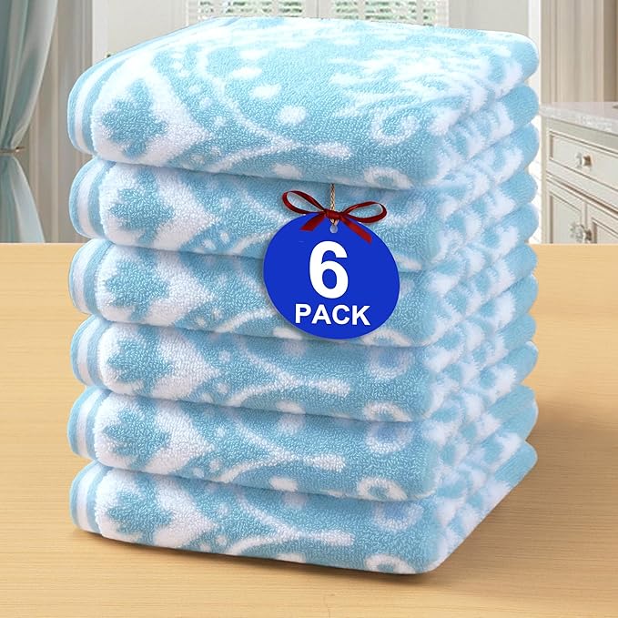 Cotton Wash Cloths for Showering by VOOVAMOVAS