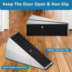 2 Pack Heavy Duty Door Stopper, Adjustable Spring Large Stopper, 3 Inches High - Image 4