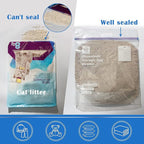 12 Large Plastic Storage Bags, 3 Gallons, Zero BPA, Double Zipper Seal - Image 8