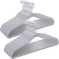 Plastic Coat Hangers 50-Pack, Space Saving Closet Hangers by GUFUR