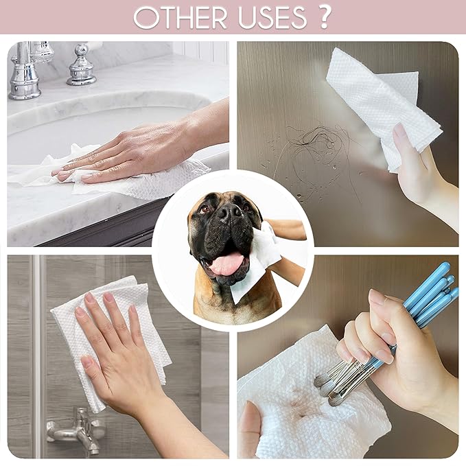 100% Cotton Disposable Face Towel 200 Count 10x12 Inch | Biodegradable Thick - Image 7