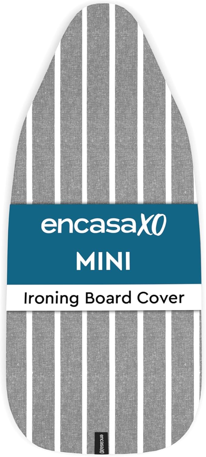 Encasa XO Ironing Board Cover and Pad 28"x12" - 4mm Felt Mini Iron Board Cover by EncasaXO