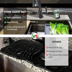 Faucet Mat For Kitchen Sink, 23.6"Diatomite Absorbent Faucet Mat, Sink Stone - Image 5