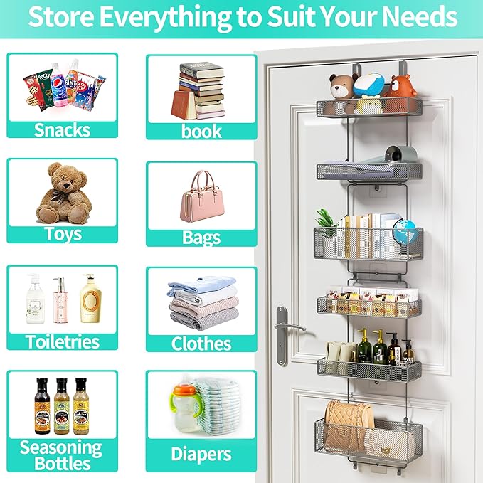 HapiRm Over Door Organizer Storage - Image 4