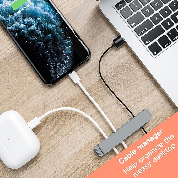 pzoz Cable Clips, 3 Pack Cord Organizer Charger Cable Management - Image 6