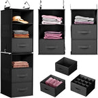 Pipishell 6-Shelf Hanging Closet Organizer by Pipishell