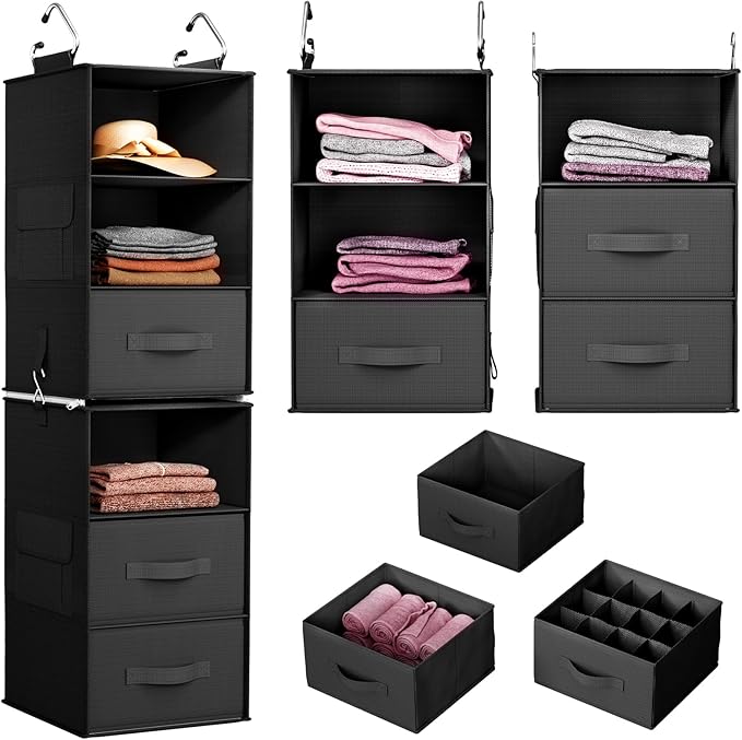 Pipishell 6-Shelf Hanging Closet Organizer by Pipishell