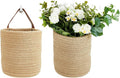 2pack Small Hanging Basket-Cotton Rope Wall Basket by RUIZHIXUAN