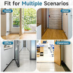 6PCS Matte Black Door Stoppers for Wall - Image 7