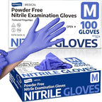 Medical Soft Max™ Nitrile Exam Gloves, Powder-Free Latex-Free Food Safe Clean by Supmedic