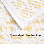 Martha Stewart Woodland Harvest Jacquard Sunflowers Kitchen Towel 2-Pack Set - Image 5