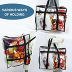4Pack Clear Blanket Storage Bags, Vinyl Comforter Clothes Storage Closet - Image 8