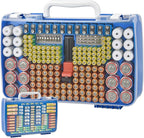 Battery Organizer Storage Holder Case by XUERDON