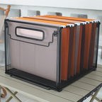 SETTFRFE Letter Size Metal Mesh Hanging File Folder Organizer Crate Basket - Image 2