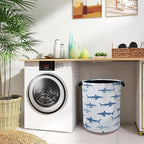 Cute Shark Laundry Basket, Foldable Oxford Cloth Tote Bag Laundry Hamper - Image 8