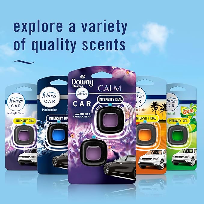 Febreze Car Vent Clip, Downy Calm Scent, 0.13 oz Total - Image 7