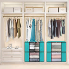 Fab totes Storage Bags, Clothes Blanket Storage Bins Foldable Closet Organizers - Image 6
