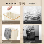 Large Laundry Hamper, 75L Waterproof Laundry Basket - Image 4