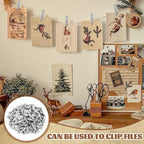 CCINEE 150 PCS 1 Inch Sliver Natural Wooden Clothespins, Small Clothes Pin - Image 3