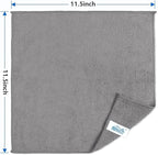 HOMEXCEL Grey Microfiber Cleaning Cloth, 50 Pack Cleaning Towels - Image 7