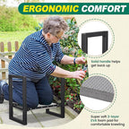 Garden Kneeler and Seat - Heavy Duty Folding Garden Stool with Handles, Stable Kneeling Device Bench Chair Gardening Tools Gifts for Women Men Seniors Gardeners Outdoor Weeding Planting - Image 7