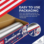 Aluminum Heavy Duty 30 Micron Tin Foil Roll – 12 inch wide x150ft ft Length - Image 6