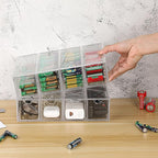 BTSKY 2 Pack Clear Acrylic Battery Storage Organizer - Image 7