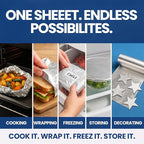 Pre-Cut Aluminum Foil Sheets 12" x 10.7" – Heavy-Duty, Pop-Up Disposable Sheets - Image 5