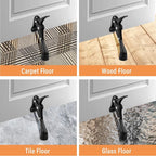 Chumia 12 Pieces Heavy Duty Door Stoppers 5.35 Inches Kickdown Adjustable Kick - Image 5