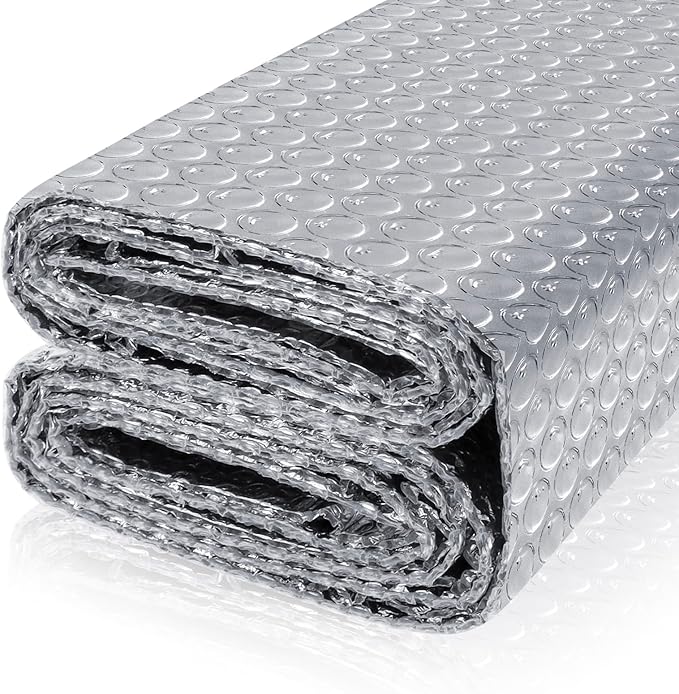 Reflective Bubble Insulation Sheet, Double Side Aluminum Foil Bubble Shield by FONUNO