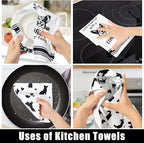 R HORSE Corgi Kitchen Dish Towel Set- 5Pcs Cute Corgi Cleaning Dishcloth Animal - Image 5