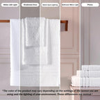 Hawmam Linen White Bath Towels 4 Pack 27 x 54 Inches 100% Turkish Cotton Soft - Image 3